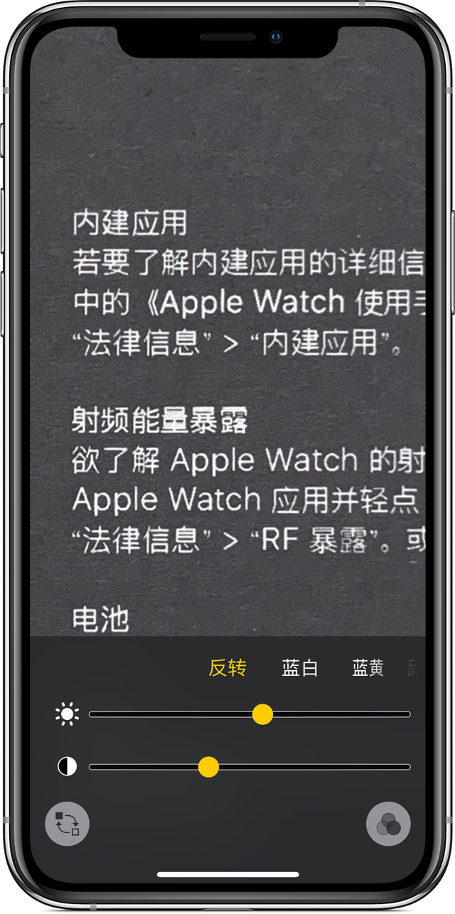 宜阳苹果手机维修分享iPhone 小技巧：使用自带的放大器功能放大文字 